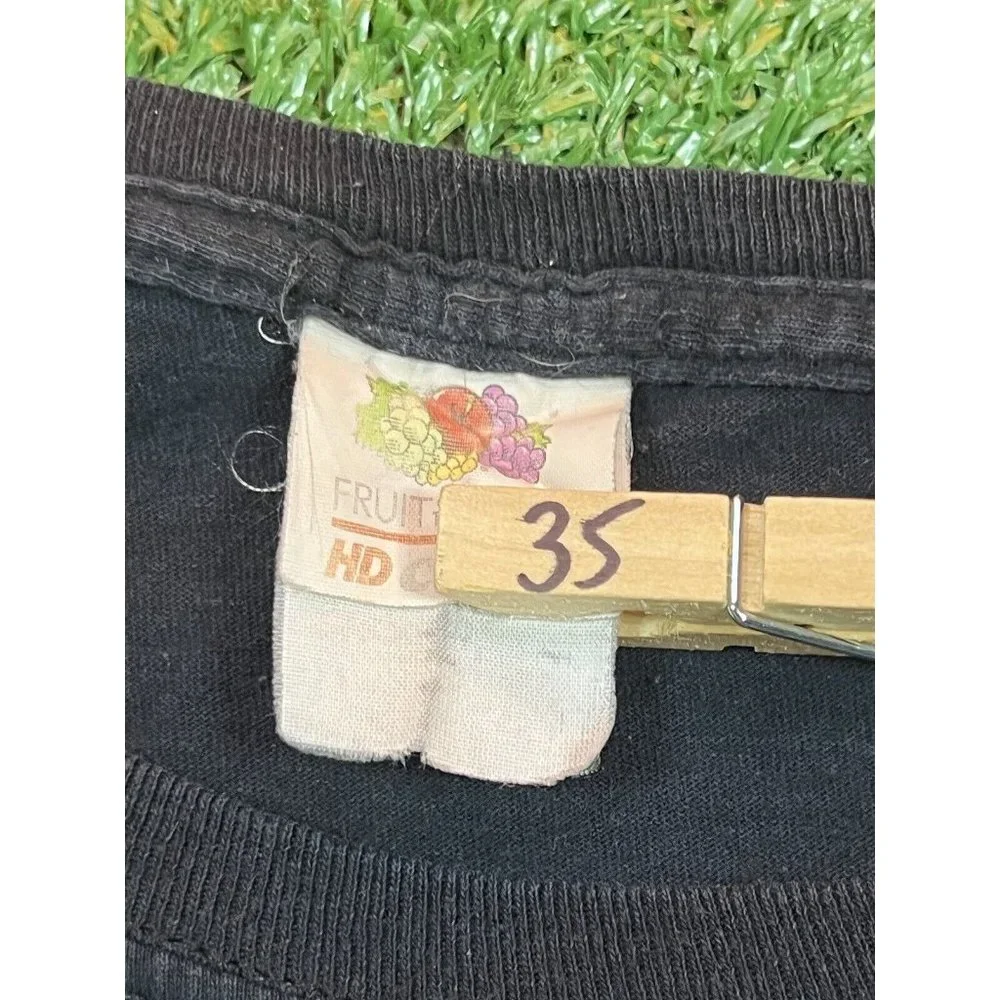 Vintage Dragon Shirt Mens Sz XL Black Luck Of The Irish Celtic‎ Cross Goth Y2K - Picture 3 of 5